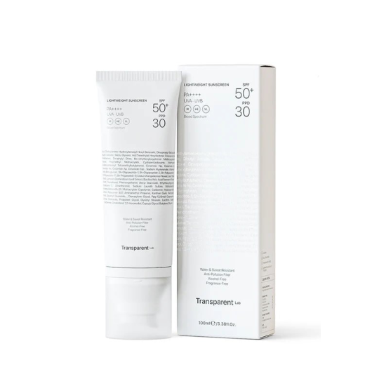 Легкий сонцезахисний крем SPF50+ LIGHTWEIGHT SUNSCREEN SPF50+, Transparent lab